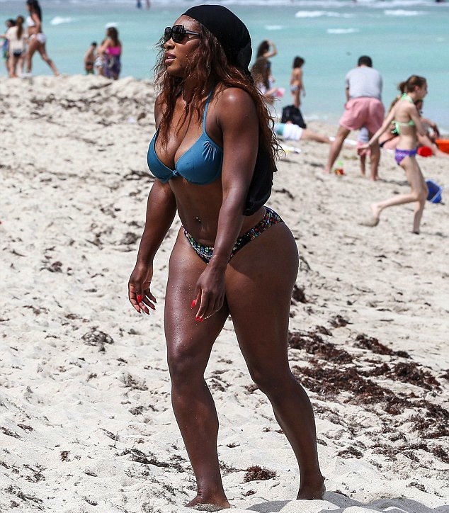 Серина на плажа в Маями