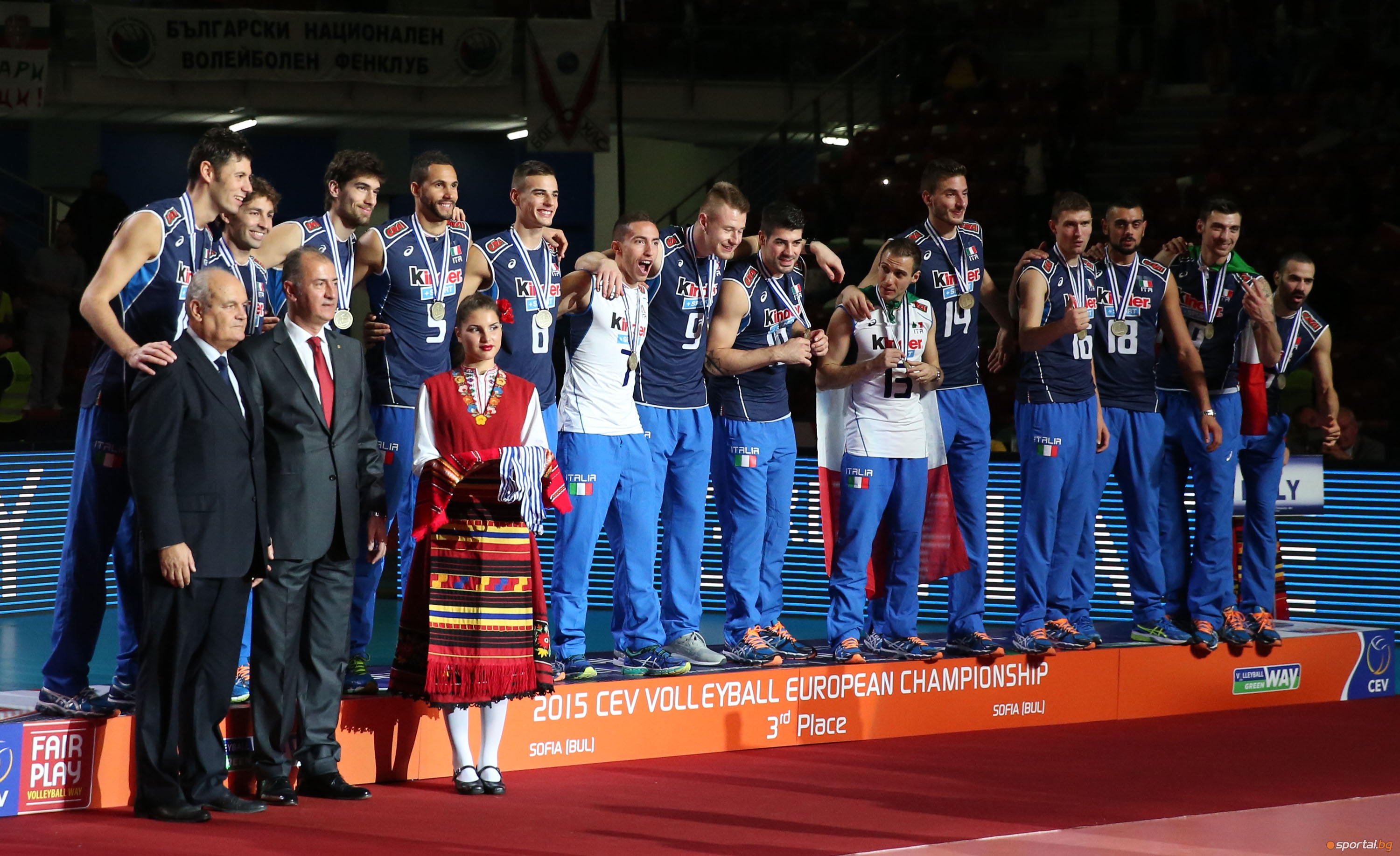Франция е европейски шампион по волейбол