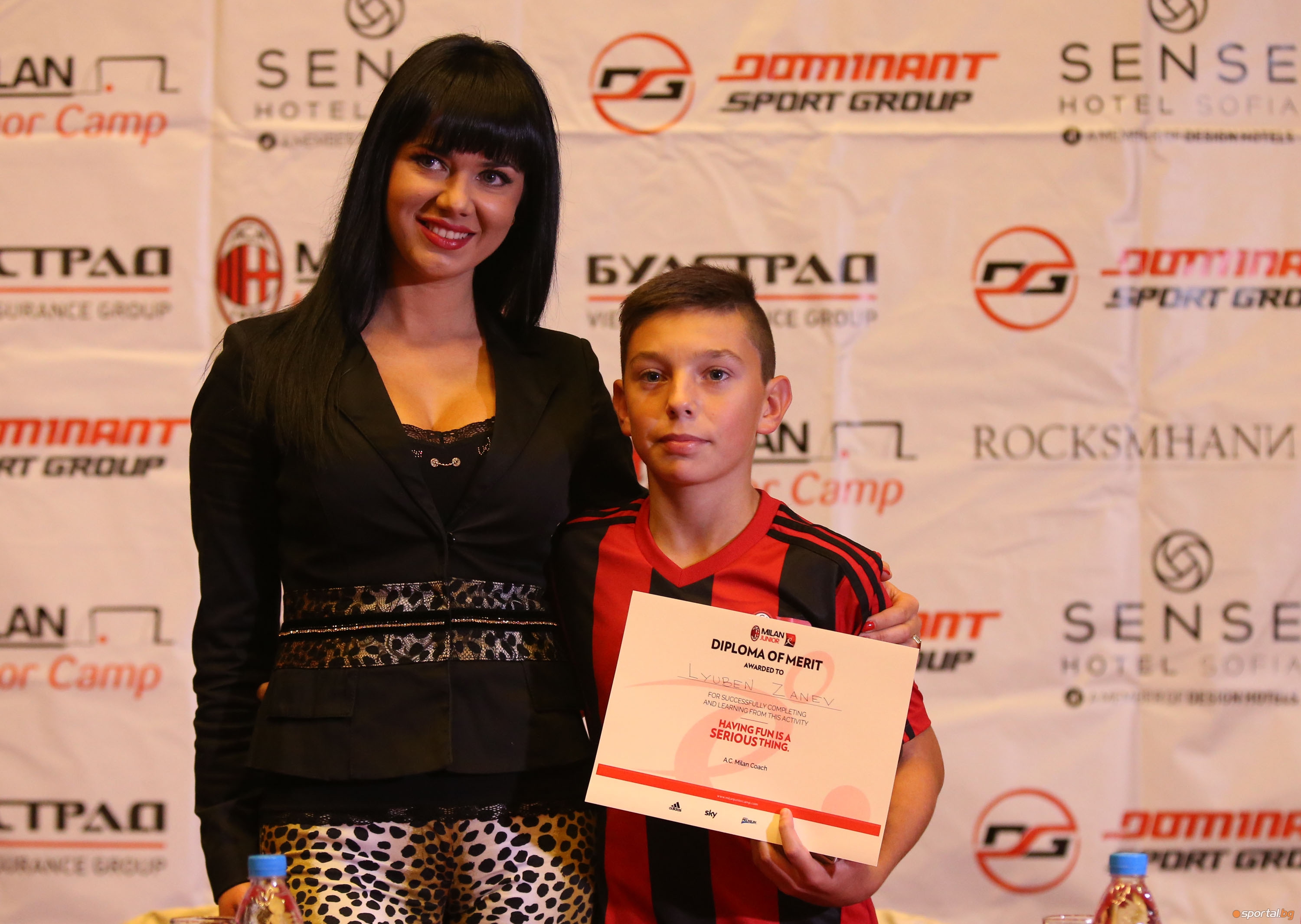 Наградиха победителите от Milan Junior Camp