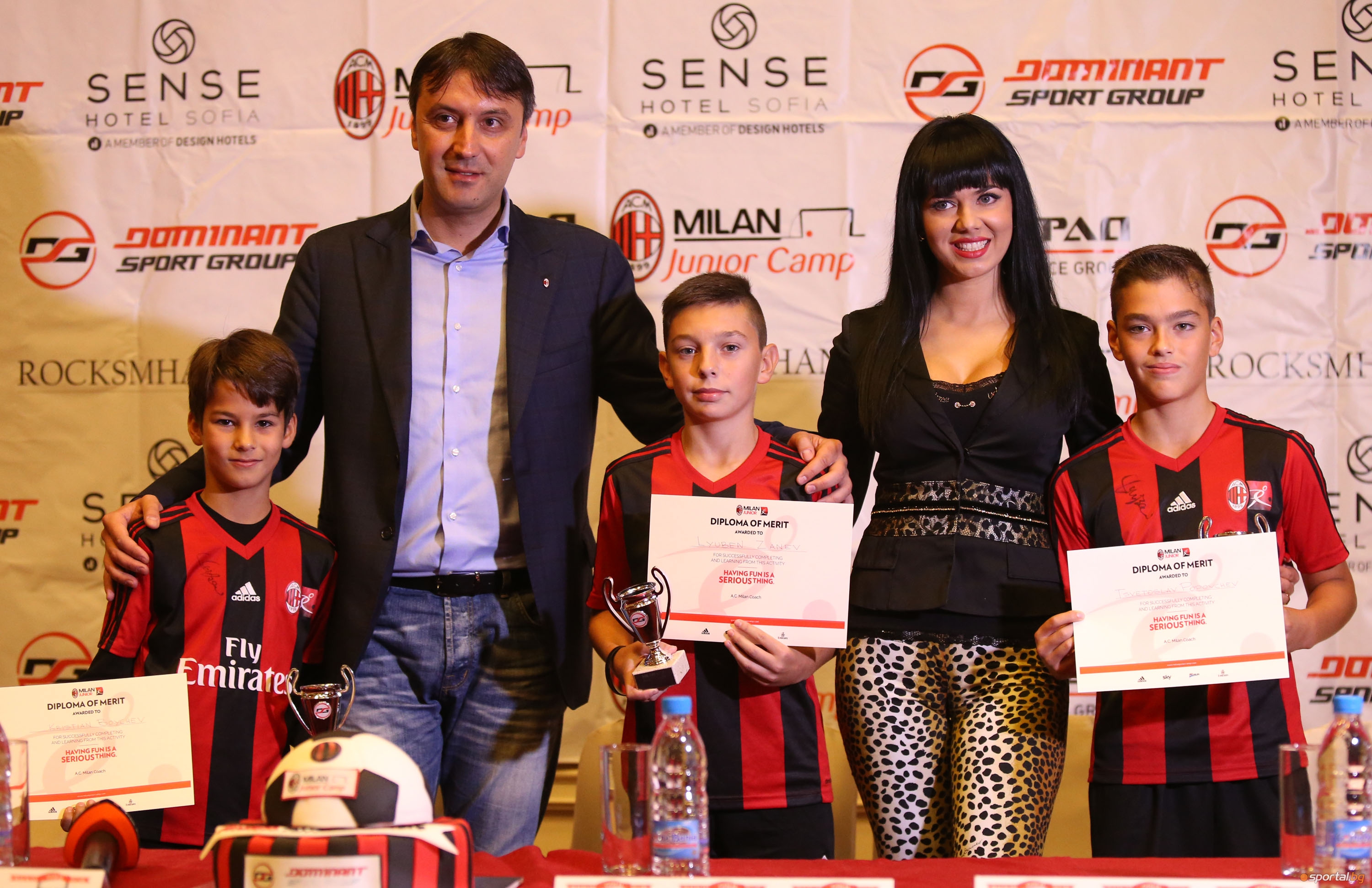 Наградиха победителите от Milan Junior Camp