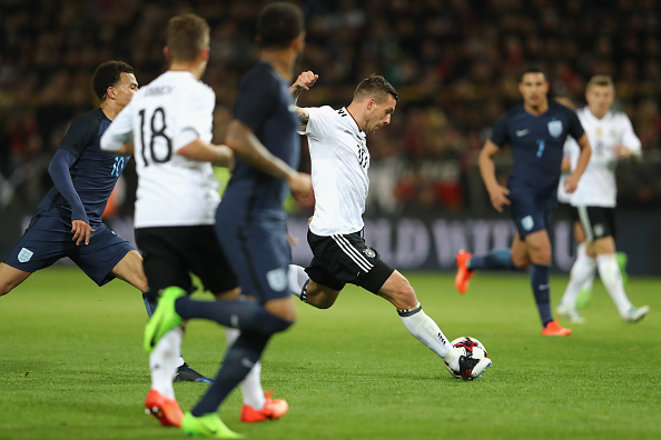 Германия - Англия 1:0 в последния мач на Лукас Подолски